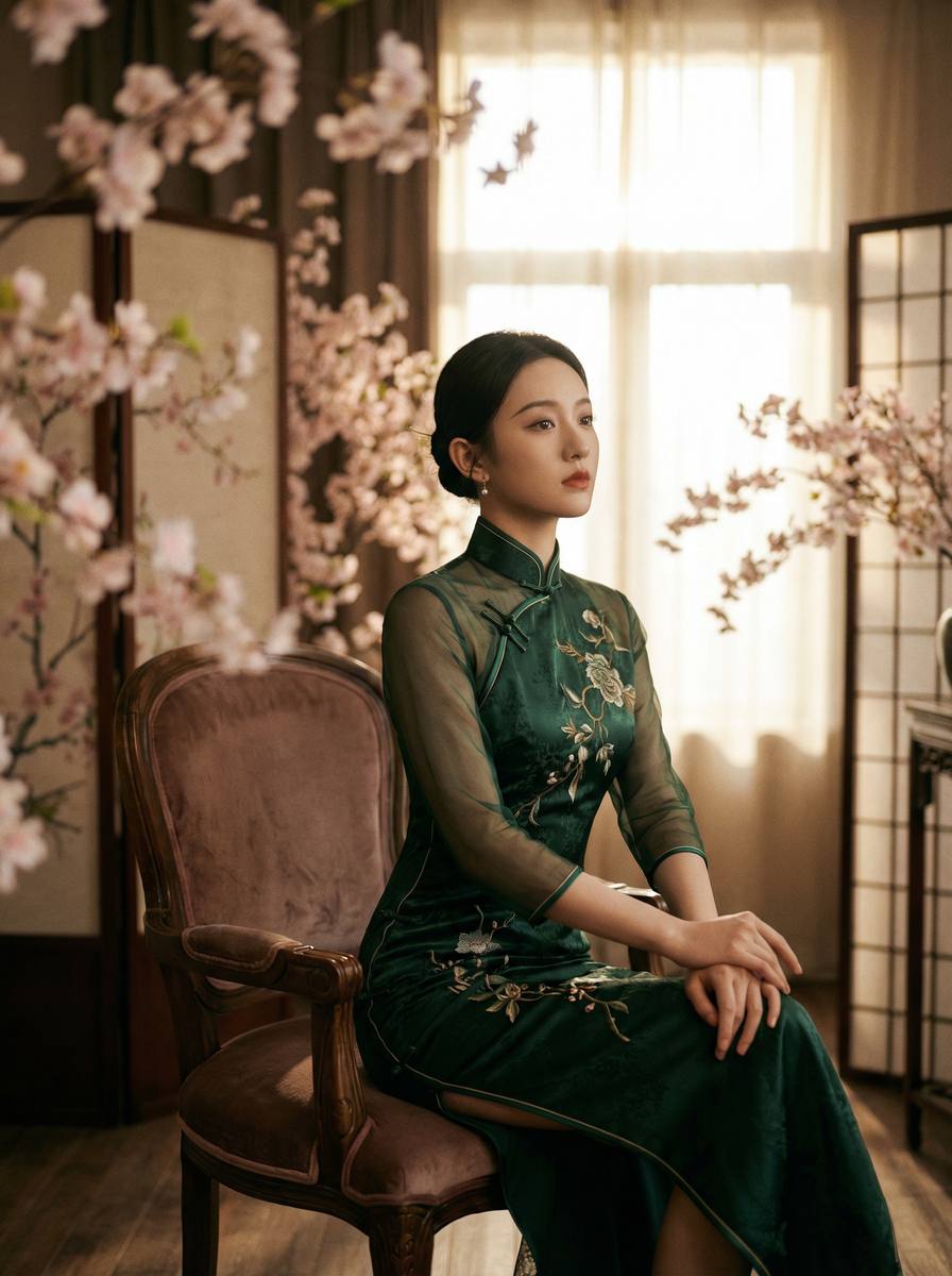 鉴黄师旗袍写真视频拍摄记录